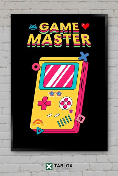 tablomaxtbx Game Master Game Master Gaming Art Αφίσα Διακόσμηση Τοίχου Κορνιζ...