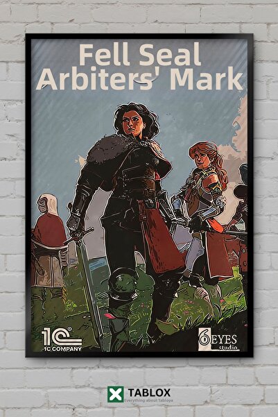 tablomaxtbx Fell Seal Arbiters Mark Joc video RPG Fantasy Masă decorativă din...