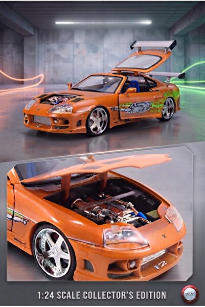 oruçoyuncak Fast and Furious 1995 Toyota Supra 1:24 Metal Car