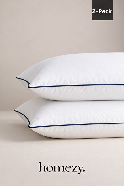 Homezy Diamond Series Nano Gel Pillow 2-Pack |   1100Gr Washable Antiallergic...