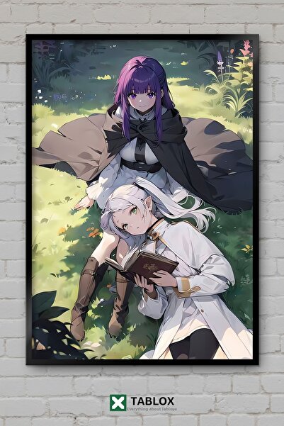 tablomaxtbx Αφίσα με χαρακτήρα από το anime Fern Frieren, διακοσμητικός πίνακ...