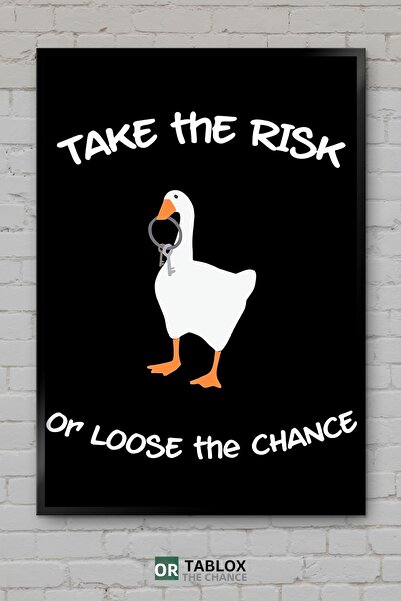 tablomaxtbx Untitled Goose Game Funny Goose Game Poster Art Framed Decorative...