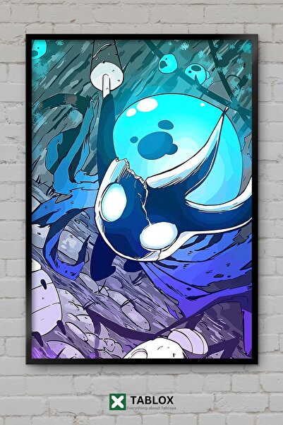 tablomaxtbx Hollow Knight Gaming Game Dark Fantasy Poster cu ramă decorativă ...