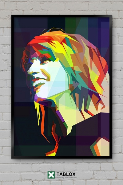 tablomaxtbx Hayley Williams Paramore Cântăreață Rock Pop Punk Poster înrămat ...