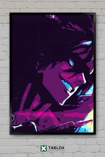 tablomaxtbx Guilty Gear Strive Fighting Game Poster Framed Decorative Mdf Pai...