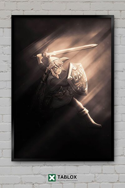 tablomaxtbx Fierce Deity Zelda Mask Character Art Game Decor de perete Tablou...