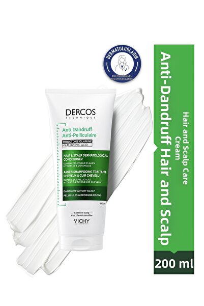 Vichy Dercos Anti Dandruff Anti-Scale Hair and Scalp Care Cream 200 ml