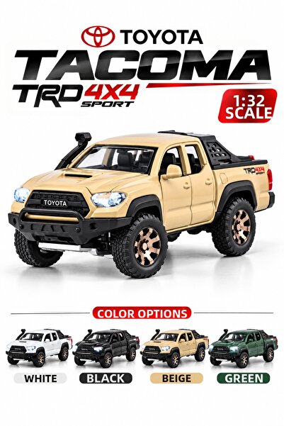 craftivio 1:32 Scale Toyota Tacoma Trd Diecast Metal Car 4X4 Suspension Model...