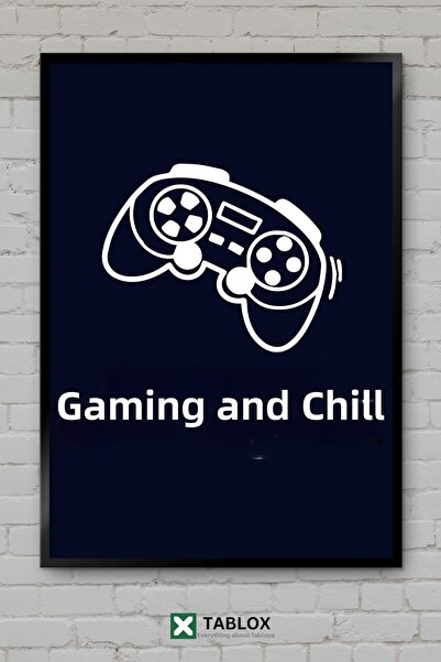 tablomaxtbx Gaming And Chill Gaming și Relaxare Poster pentru gameri cu aspec...