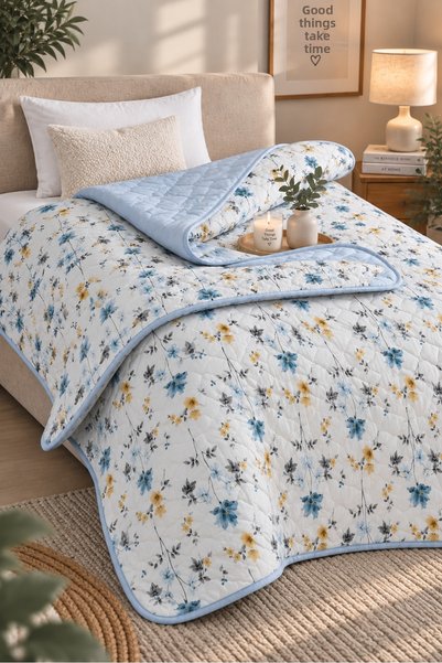 tekstilfabic Bedspread Double Pike & Blanket & Thin Quilt
