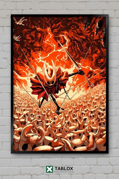 tablomaxtbx Hollow Knight Knight of the Dark Fantastic Game Frame View Decora...