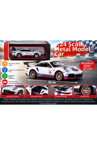 NW NessiWorld Kzl-2420C Porsche 1-24 Boxed Model Car