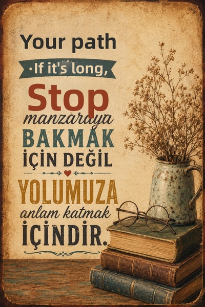 Lucena Cuvânt literar vintage Tablou metalic Decor de perete decorativ retro ...