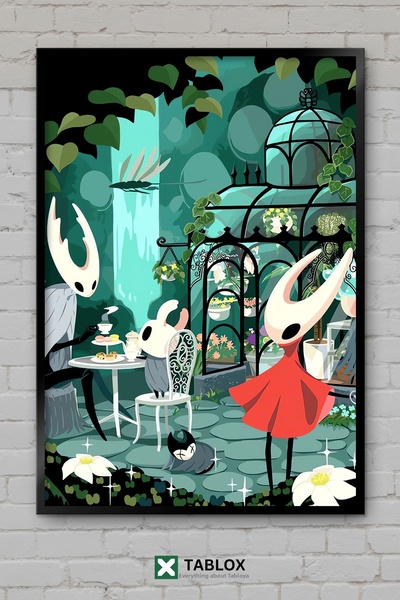 tablomaxtbx Hollow Knight Knight of the Dark Fantastic Game Frame View Decora...
