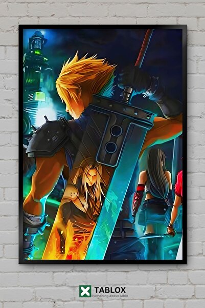 tablomaxtbx Poster cu artă de joc Final Fantasy Decor de perete Tablou decora...