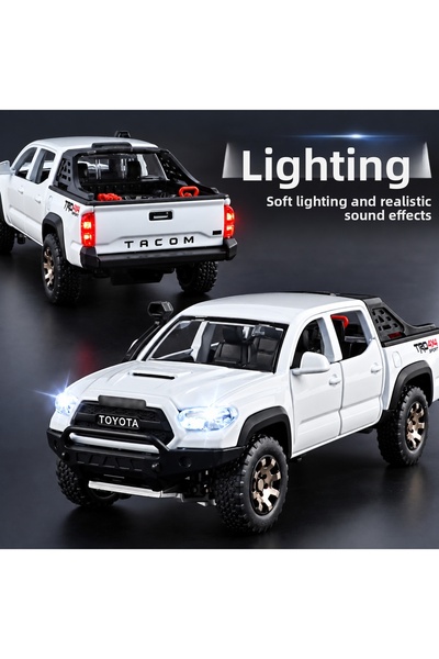 craftivio 1:32 Scale Toyota Tacoma Trd Diecast Metal Car 4X4 Suspension Model Vehicle