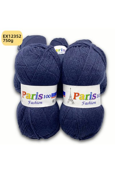 Oxford İplik Export Surplus 5-Pack 750 Gr Acrylic Navy Blue Ex12352