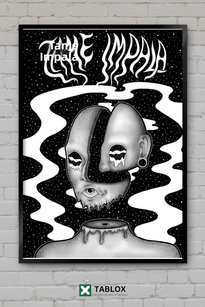 tablomaxtbx Good Trip Tame Impala Poster cu grupul muzical rock, tablou decor...