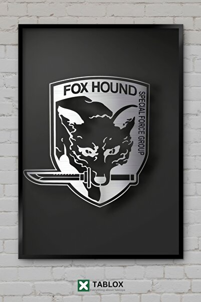 tablomaxtbx Metal Gear Solid Fox Hound Cadru artistic decorativ pentru jocuri...