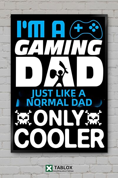 tablomaxtbx Gaming Game Dad Cooler Poster cool cu aspect de cadru Tablou deco...