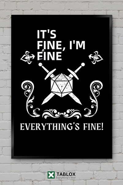 tablomaxtbx Decor de perete pentru jocuri de masă Funny Dungeon, cu aspect de...