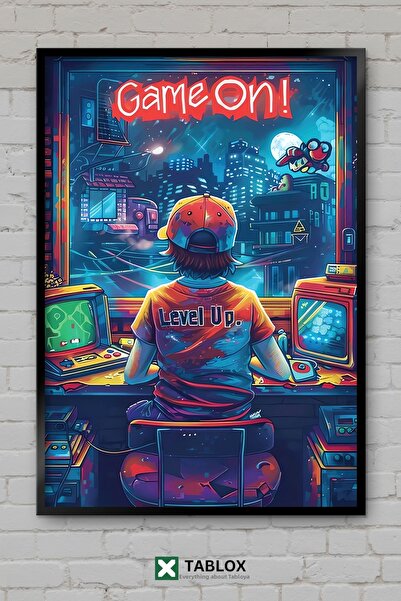 tablomaxtbx Gaming Game Zone Region Anime Poster Frame View Decorative MDF Pa...