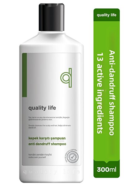 Quality Life Ql Dandruff Shampoo - 13 Active Anti-Dandruff Shampoo 300 ml (An...