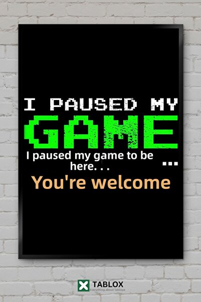 tablomaxtbx Poster pentru jocuri video Gamer Player Zocker Videospiel, tablou...