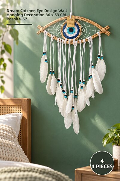 Yenilig 4 bucăți Dream Catcher - Dream Catcher, decor de perete cu design och...