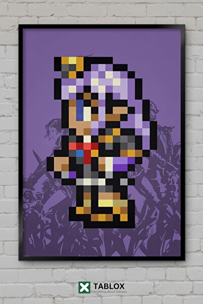 tablomaxtbx Final Fantasy Xi Prishe Pixel Sprite Character Game Frameed Decor...