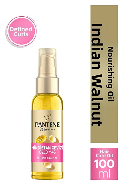 Pantene زيت العناية بالشعر برو-في للشعر المجعد، مع خلاصة جوز الهند، 100 مل