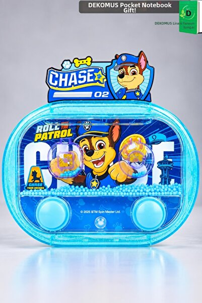 PAW PATROL دفتر جيب ديكوموس من السيليكون المرخص من تشيس للألعاب المائية مع هدية