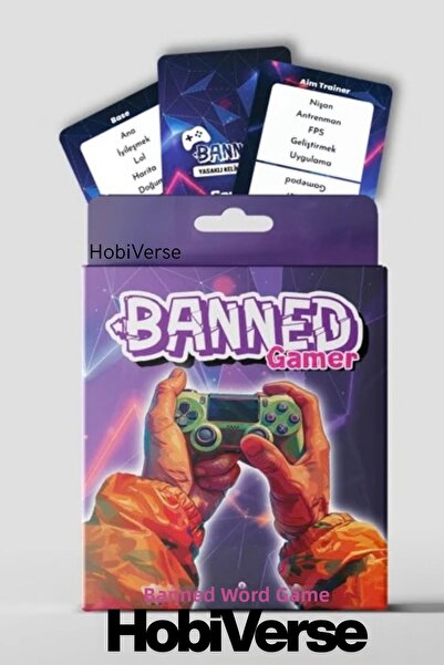 Hobiverse لعبة بطاقات Banned Gamer Social Fun Hobby +4 Age Card Game