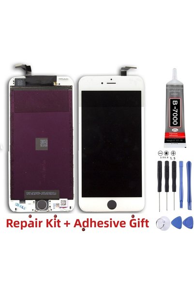 Generic Brand iPhone 6 Plus Lcd Screen a Quality White Assembly Kit