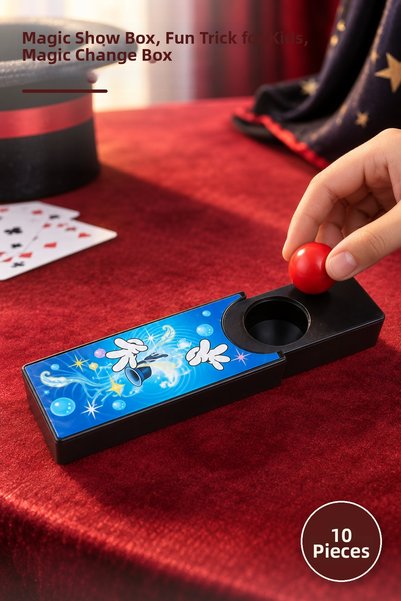 Yenilig 10 Pcs Color Changing Magic Ball Game – Magic Show Box, Fun Trick for...