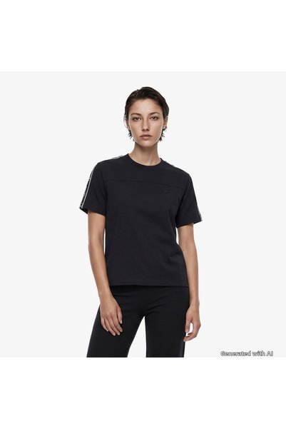 Champion تي شيرت أسود للنساء من SS