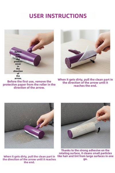 Parex Mega Lint Collector Roller 60 Pcs