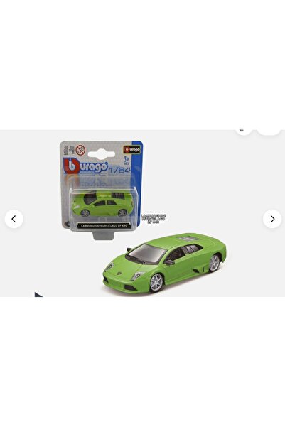 Diecast Bburago 1/64 Scale Lamborghini Murcielago Lp640 Green Toy Car Model