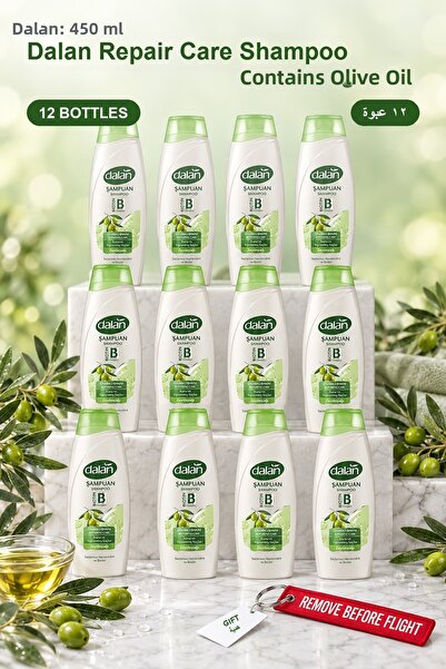 Dalan Repair Care Shampoo 450 ml X 12 Bottles