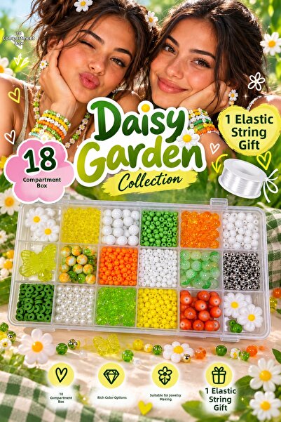 By MO Accessories Colecția Daisy Garden – Set de 18 compartimente pentru conf...