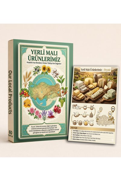 TELLGRAF Our Domestic Products Themed Card Set (10X15 cm 64 Pieces)