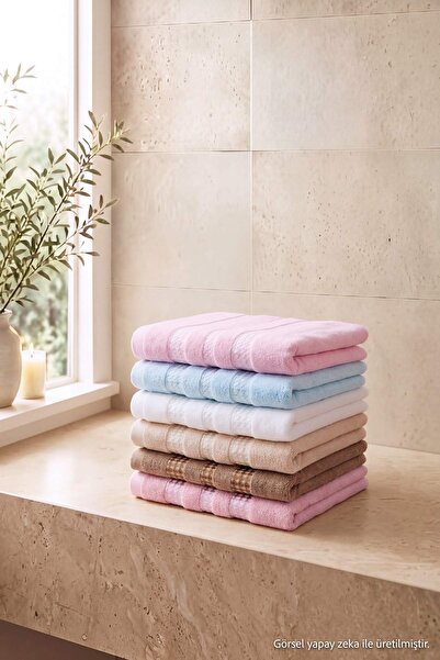TRENDYOLMİLLA HOME Σετ 6 πετσετών χεριών και προσώπου 40x70cm TPHAW27HVL00021
