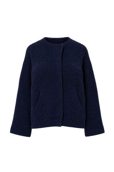 Trendyol Collection Navy Blue Knitwear Cardigan Twoaw27Hi00015