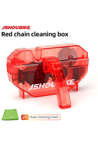 Choice Red Chain Cleaner Bicycle Red Chain Cleaner Bike Chain Cleaning Tool C...