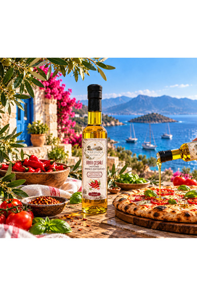 SOLE DATÇA BİBER ÇEŞNİLİ NATUREL BİRİNCİ ZEYTİNYAĞI 250 ML