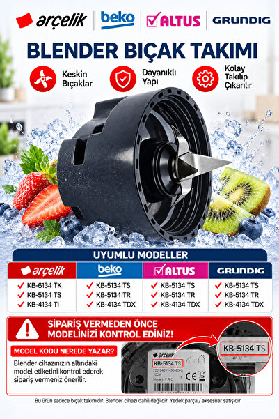 Beko Kb-5134 Tı Blender Bıçak Takımı