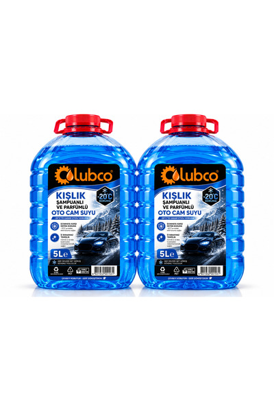 LİCOİL Antifrizli Oto Cam Suyu -20c 5 Lt X 2 Adet -20 Derece