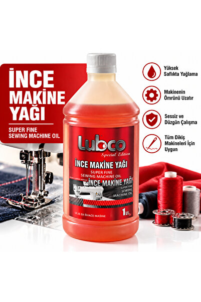 LUBCO Ince Dikiş Makine Yağı 1lt