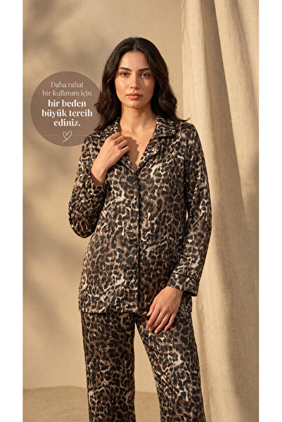 Liliera Wild Elegance Saten Gecelik