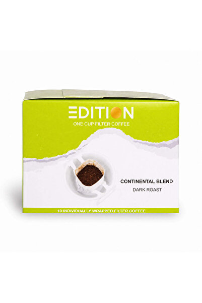 EDITION Continental Filter Coffee Bags, Dark Roast - Pack of 10 Individually ...
